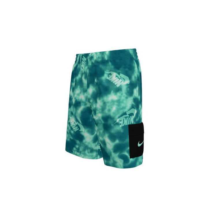 Nike Boy's Water Tie Dye Cargo Pocket 7 Inch Volley Short  Boys Volley Shorts  Nike