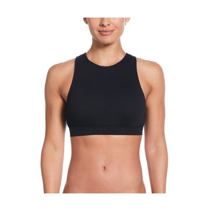 Nike Women's Elevated Essential High Neck Bikini Top  Bikini Top  Nike