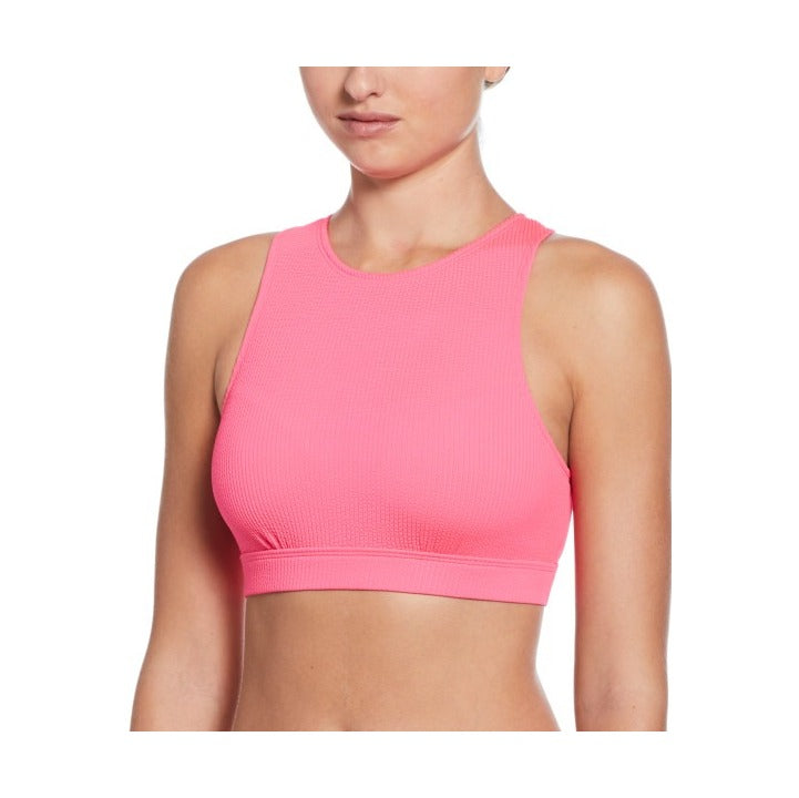 Nike Women's Elevated Essential High Neck Bikini Top  Bikini Top  Nike