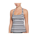 Nike Women's Stripe Square Neck Tankini  Women's Tankini Top  Nike