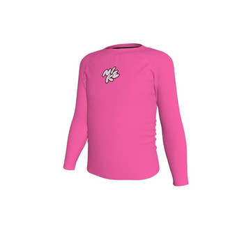 Nike Girls Bubble Script Long Sleeve Hydroguard  Long Sleeve Rash Guard  Nike