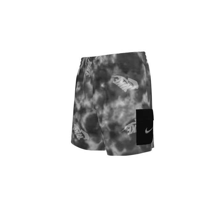 Nike Boy's Water Tie Dye Cargo Pocket 4 Inch Volley Short  Boys Volley Shorts  Nike