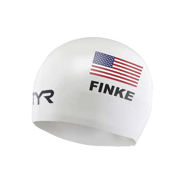 TYR Silicone Swim Cap - Finke  Swim Caps  Tyr