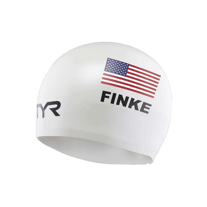 TYR Silicone Swim Cap - Finke  Swim Caps  Tyr