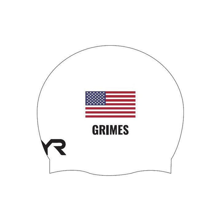 TYR Silicone Swim Cap - Grimes  Swim Caps  Tyr