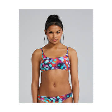 TYR Women's Nia Scoop Neck Top - PRISMATIC DAYSTAR  Bikini Top  Tyr