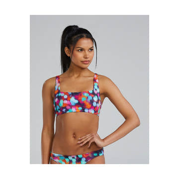 TYR Women's Kelly Square Neck Top - PRISMATIC DAYSTAR  Bikini Top  Tyr