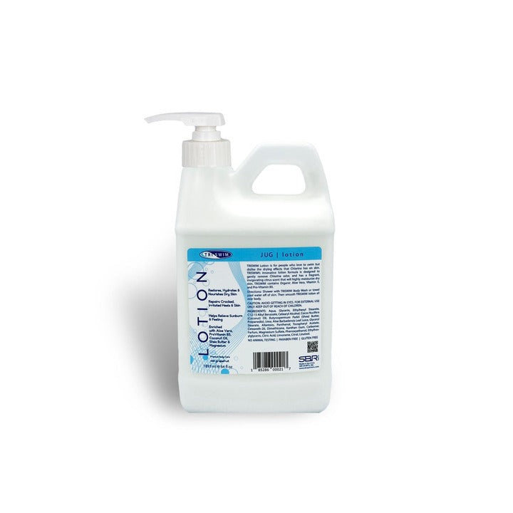 TRISWIM Lotion Jug 64Oz With Pump  Swimmers' Shampoos and Personal Care  SBR Sports