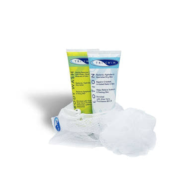 TRISWIM Body Wash | Lotion Gift Set With Loofa  Swimmers' Shampoos and Personal Care  SBR Sports