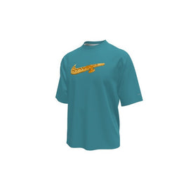 Nike Boys Swoosh Waffle Short Sleeve Hydroguard  Short Sleeve Rash Guard  Nike