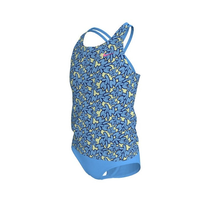 Nike Girls Bubble Script Spiderback Tankini Set  Girls Tankini  Nike