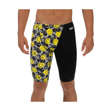 Dolfin Mens Uglies SmileyWorld On Jammer Swimsuit  Swim Jammers  Dolfin