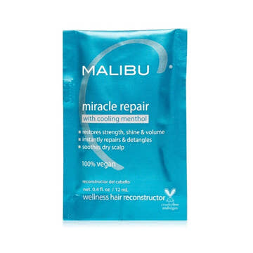 Malibu C Miracle Repair with Cooling Menthol Wellness Hair Reconstructor  Swimmers' Shampoos and Conditioners  Malibu C