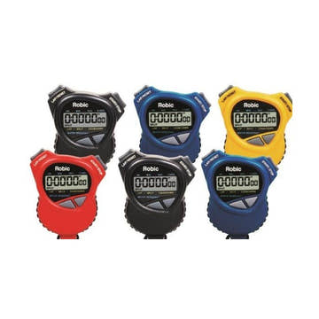 Robic 1000W Dual Stopwatch with High Precision Countdown Timer- Six Stopwatch Assortment  Stopwatches  Robic