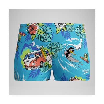 Speedo Boys Learn To Swim Digital Allover Aquashort  Boys Swim Brief  Speedo