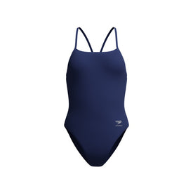 Speedo Women's Solid Turnback One Piece Swimsuit  Competition Swimsuits  Speedo