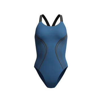 Speedo Women's Printed Performance Back One Piece Swimsuit  Competition Swimsuits  Speedo