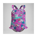Speedo Girls Learn To Swim Printed Frill Thinstrap One Piece Swimsuit  Girls One Piece  Speedo