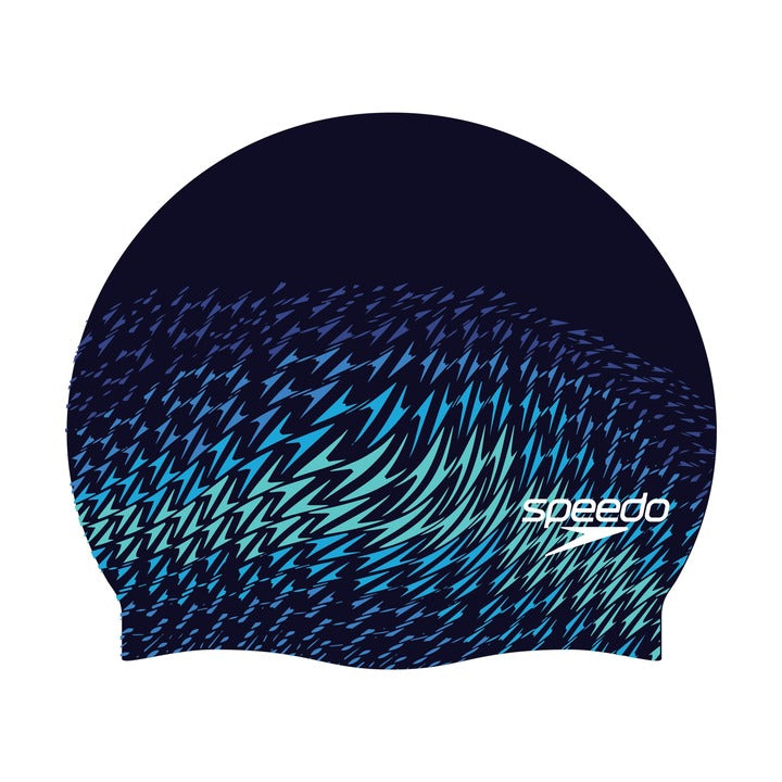Speedo Printed Silicone Cap  Silicone Swim Caps  Speedo