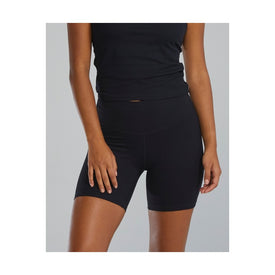 TYR Women's Joule Elite Ribbed High-Rise Short 6-Inch  Tri Shorts  Tyr