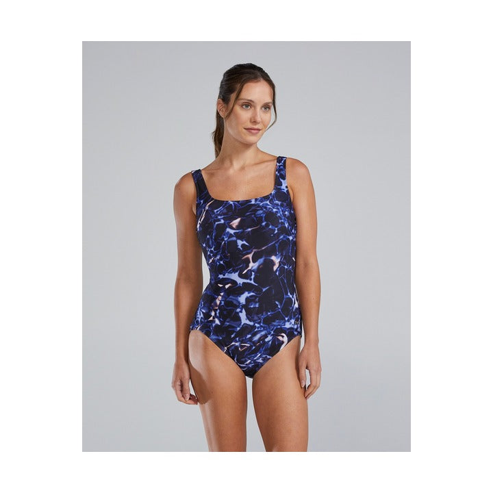 TYR Durafast Elite Women's Scoop Neck Controlfit Swimsuit - Neuron  One Piece Swimsuits  Tyr
