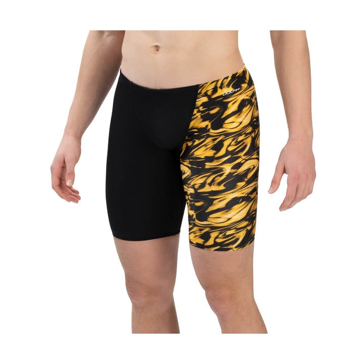 Dolfin Men's Reliance Zephyr Red Asymmetrical Jammer  Swim Jammers  Dolfin