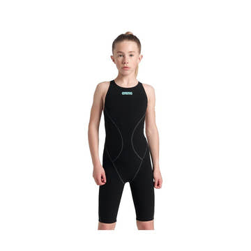 Arena Girls' Powerskin Impulso Open Back Jr Technical Swimsuit  Technical Swimsuit  Arena