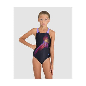 Arena Girl's Parrot Swimsuit V Back US One Piece Swimsuit  Girls One Piece  Arena