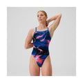 Speedo Women's Printed Turnback One Piece Swimsuit    Speedo