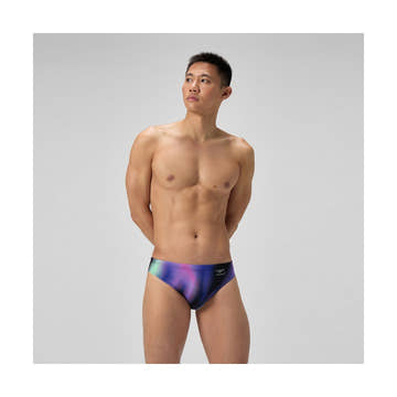 Speedo Men's Printed Brief Swimsuit    Speedo
