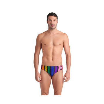 Arena Men's Painters Stripe Swim Briefs    Arena