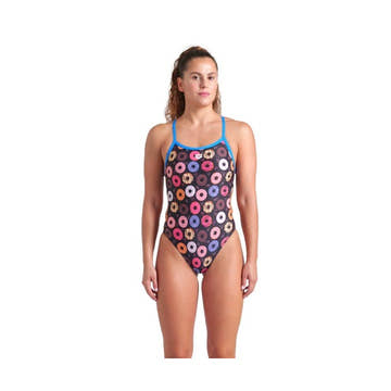 Arena Women's Donuts Challenge Back One Piece Swimsuit    Arena