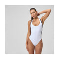Speedo Women's Solid Bound Cut Out One Piece Swimsuit  One Piece Swimsuits  Speedo