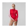 Speedo Women's Long Sleeve Zip One Piece Swimsuit  One Piece Swimsuits  Speedo