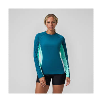 Speedo Women's Long Sleeve Rash Guard Swim Top  Long Sleeve Rash Guard  Speedo
