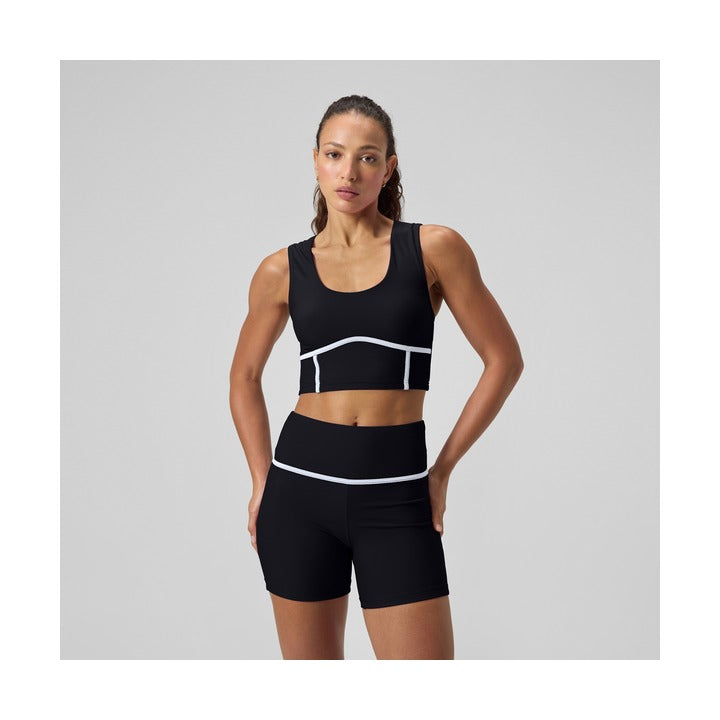 Speedo Women's Bound Crop Top Swimsuit  Crop Top  Speedo