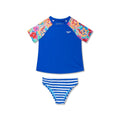 Speedo Girls Short Sleeve Rashguard Set  Girls Rash Guard  Speedo