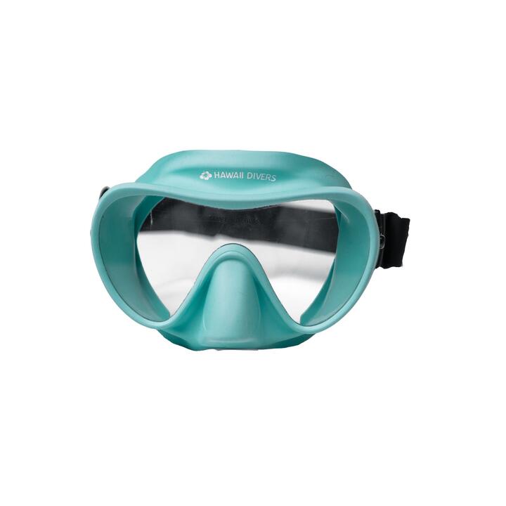 Hawaii Divers Adult Snorkel Mask Deep Sea    CLEAR'R