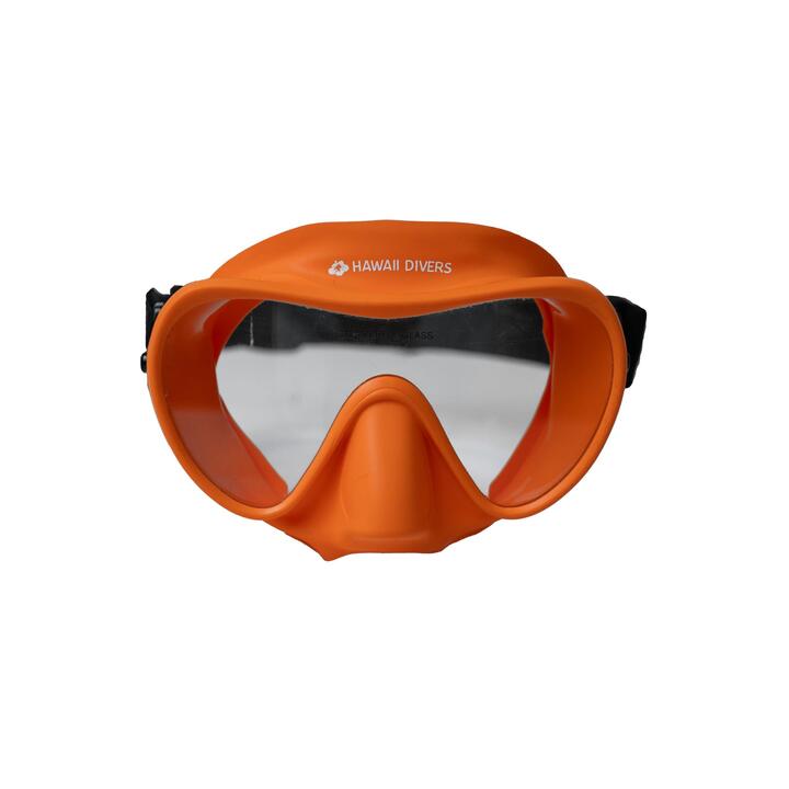 Hawaii Divers Adult Snorkel Mask Deep Sea    CLEAR'R