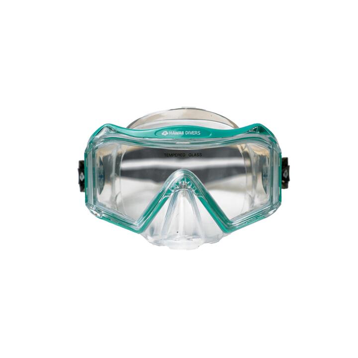 Hawaii Divers Adult Snorkel Mask Tri View    CLEAR'R