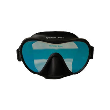 Hawaii Divers Adult Snorkel Mask Deep Sea Mirrored    CLEAR'R