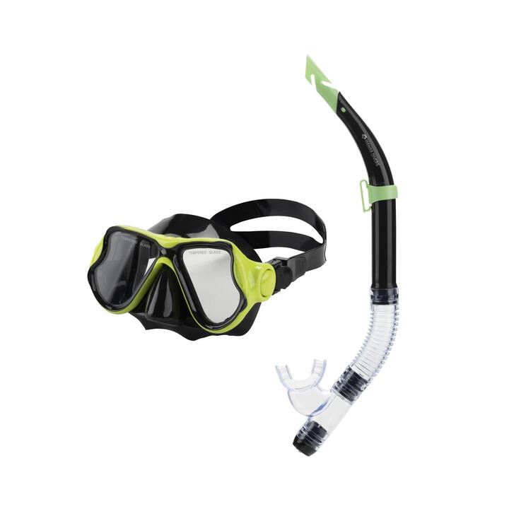 Hawaii Divers Jr Snorkel Combo Beluga  Snorkel Sets  CLEAR'R