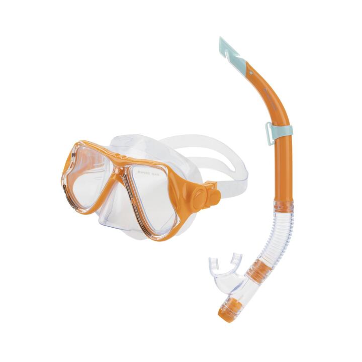 Hawaii Divers Adult Snorkel Combo Manta Ray    CLEAR'R