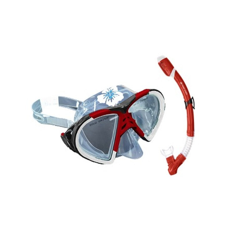 Hawaii Divers Adult Snorkel Combo Leilani  Snorkel Sets  CLEAR'R