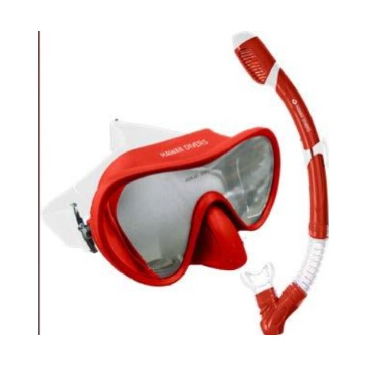 Hawaii Divers Adult Snorkel Combo Deep Sea    CLEAR'R