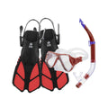 Hawaii Divers Adult Snorkel Set Manta Ray  Snorkel Sets  CLEAR'R