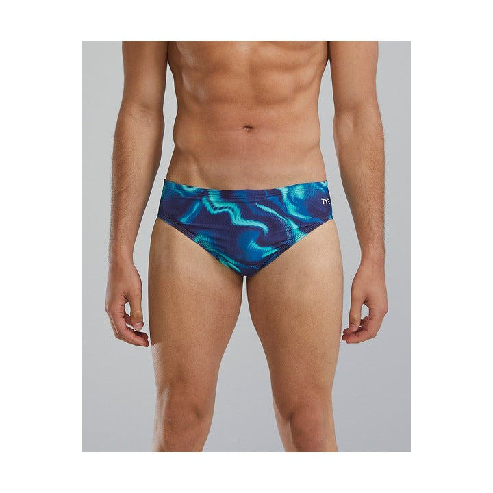 TYR Durafast Elite Men's Brief Swimsuit - Waveform    Tyr