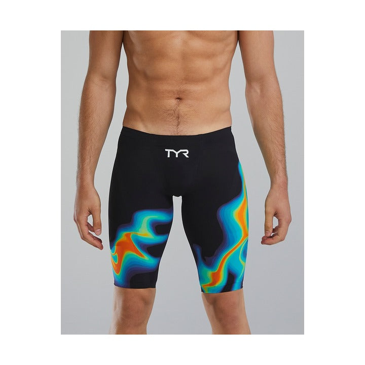 TYR Men's Venzo Low Waist Technical Jammer Swimsuit - Infrared    Tyr