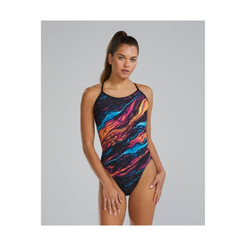 TYR Women's Durafast Elite Crosscutfit One Piece Swimsuit - Magmata    Tyr
