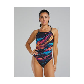 TYR Women's Durafast Elite Diamondfit One Piece Swimsuit - Magmata    Tyr